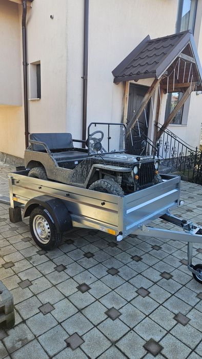 Remorca nouă 750 kg, 205x125 cm, posibilitate RATE!!