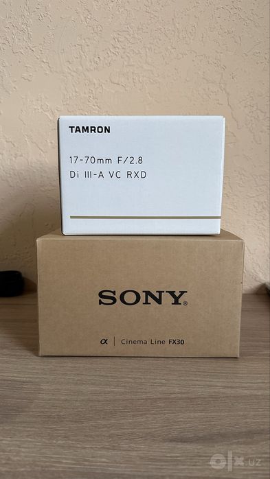 Sony Fx30 и Объектив Tamron 17-70 в идеальном состоянии