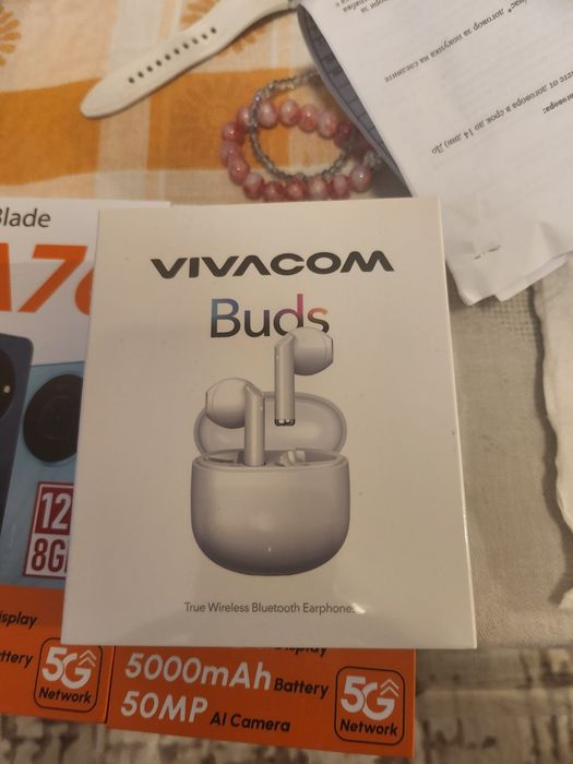 Слушалки Vivacom Buds неразопаковани