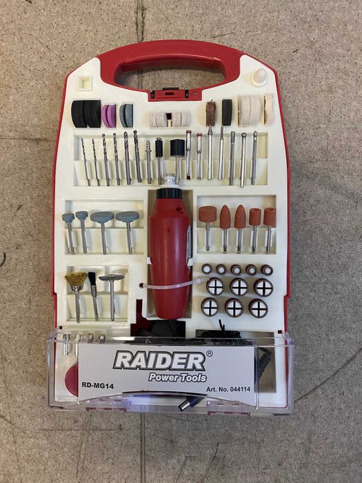 044114	Шлифовалка 230V&12V DC + аксесоари RD-MG14