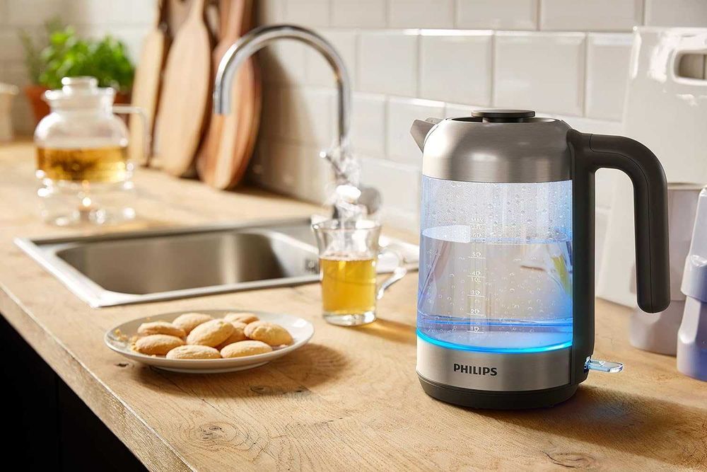 Електрическа стъклена кана Philips 1.7L 2200W (HD9339/80)