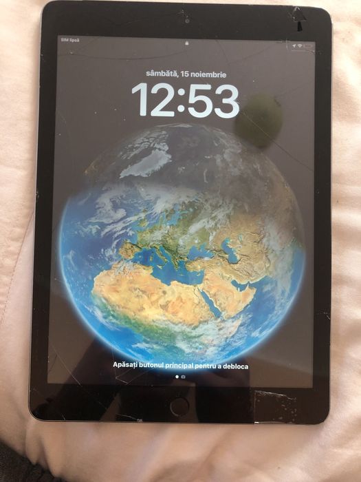 Ipad 6 sticla ecran sparta,functioneaza impecabil
