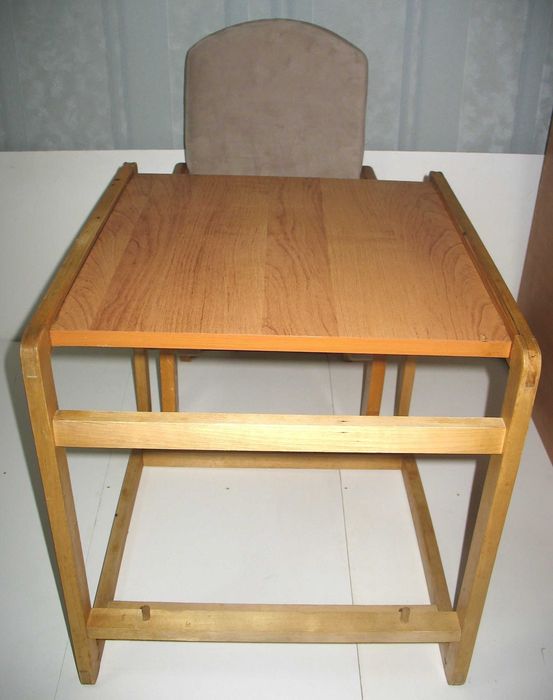 Стульчик столик для кормления детский деревянный