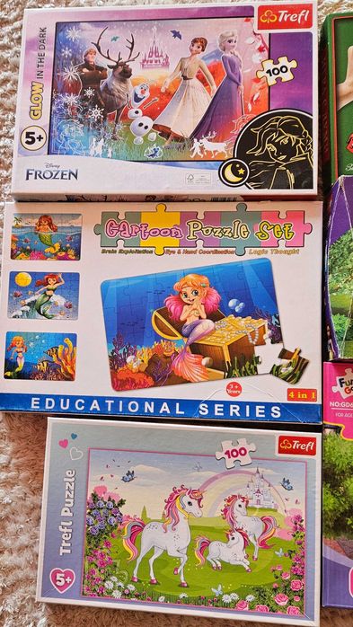 Комплект: Лего, Настолна игра и Пъзели