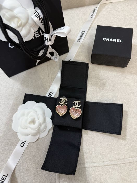 Серьги Шанель с упаковкой