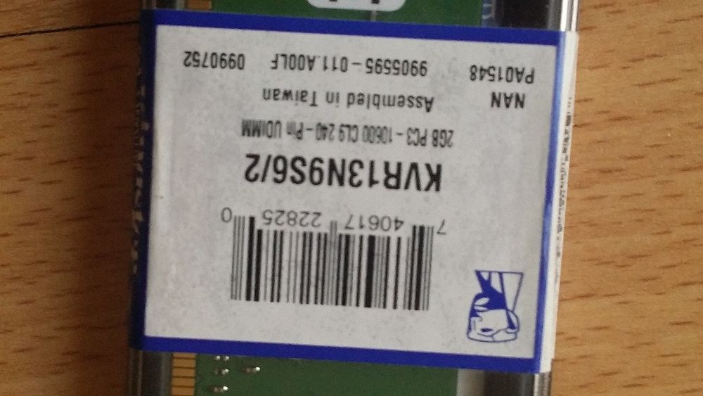 Намалявам Рам памет Кингстън