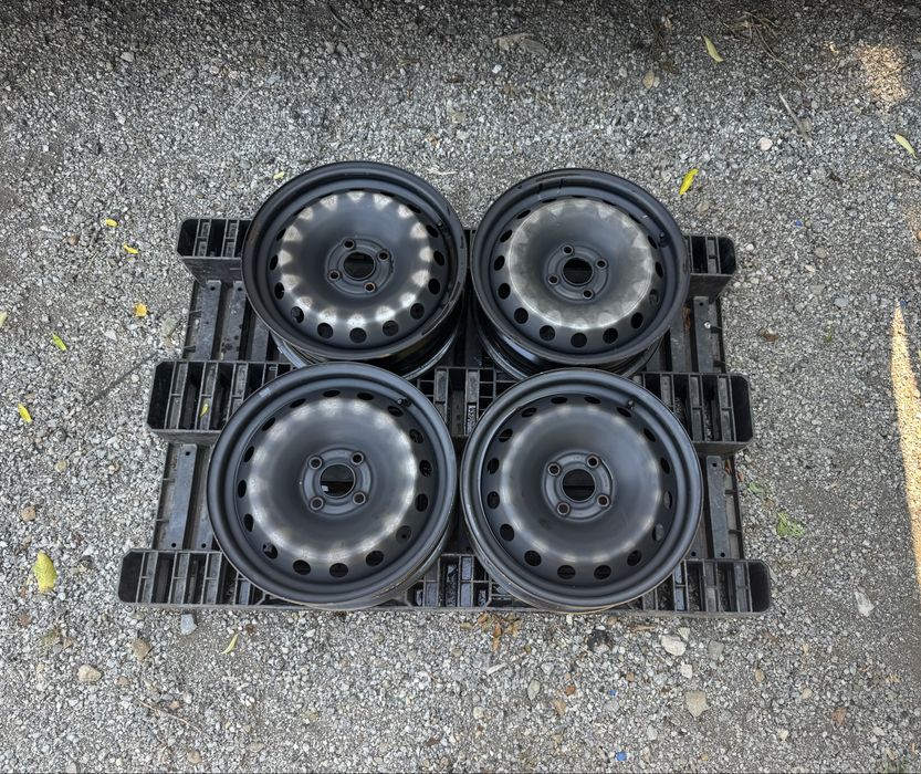 4бр.Оригинални джанти 15" 4x100 за Renault Kangoo,Dacia Dokker,Nissan