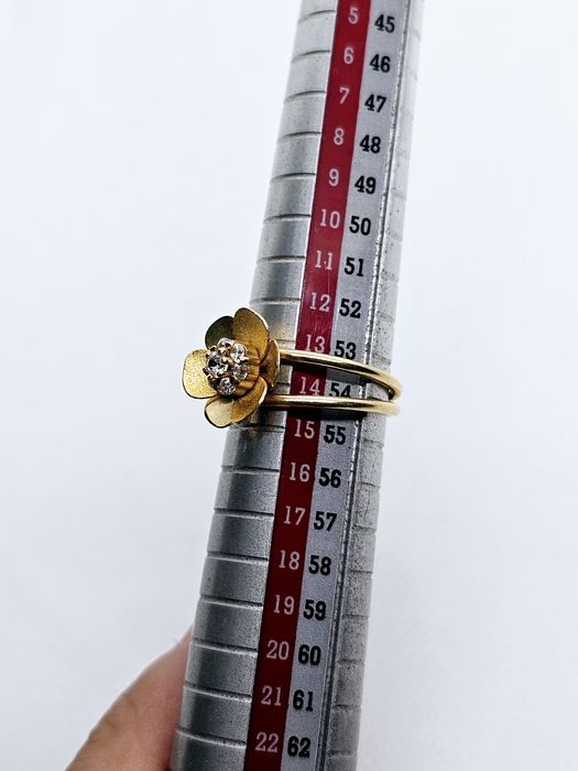 Vand inel dama din aur 14 k 3.91 g cod 127