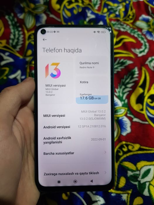 Galaxy S8 & Redmi note 9