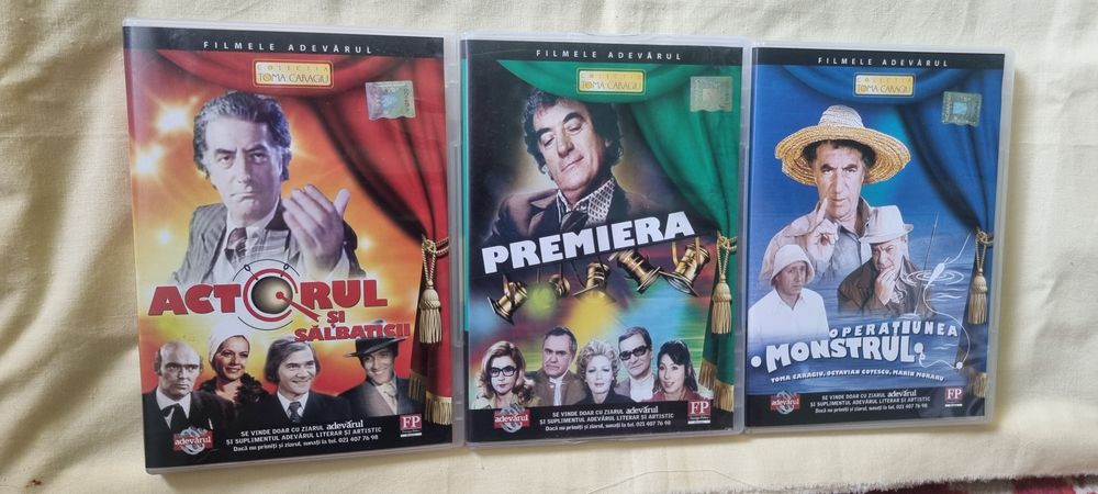 Colectia  Adevarul Toma Caragiu 3 dvd