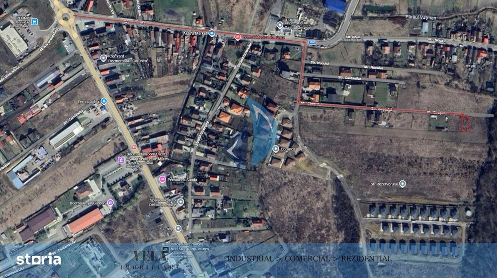 Teren intravilan in Corunca - cu o panorama deosebita!