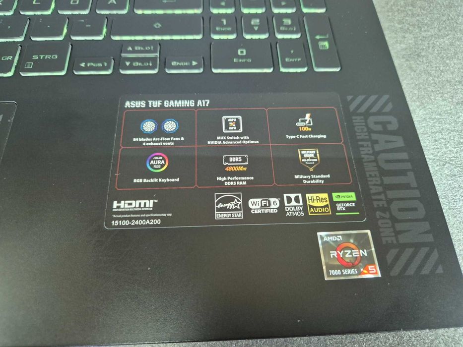 Asus TUF Gaming A17