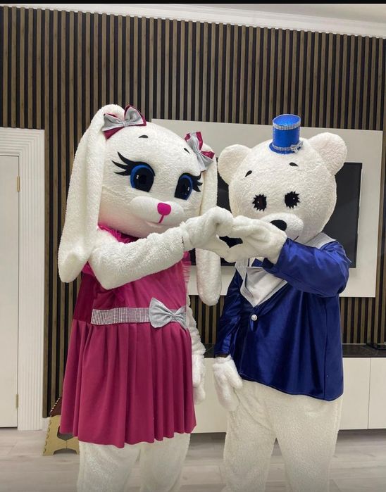 Аниматор мишка Тедди и Зайка