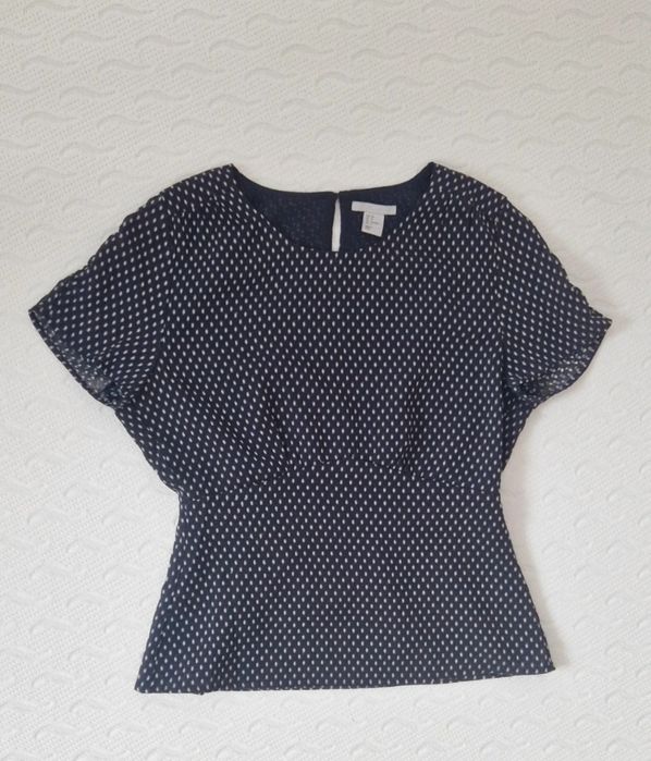 Tricou H&M negru cu buline