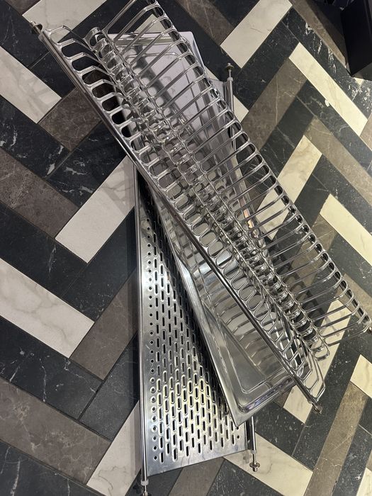 Иноксов сушилникза кухня 2 реда