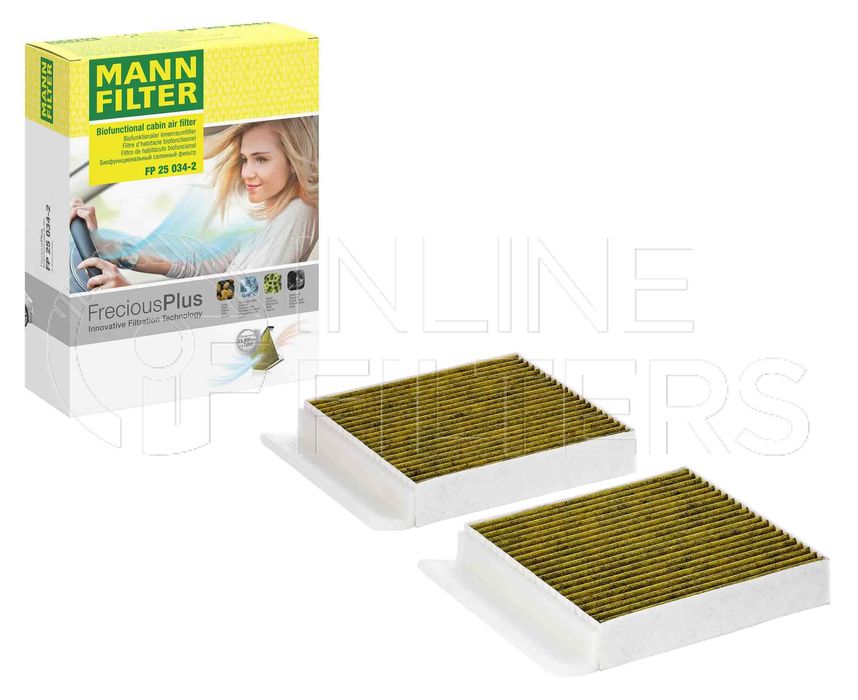 Оригинальный масляный фильтр и салонный фильтр Mercedes Benz