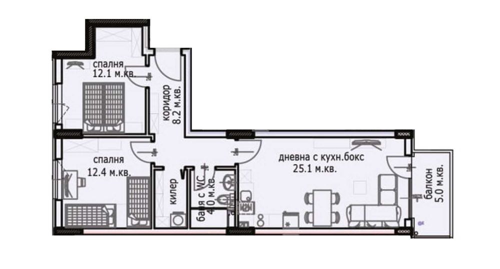 ЦЕНА БЕЗ АНАЛОГ за Възраждане 1 - 1364€/м2 / ТОП - Локация!/НОВ ДОМ №1