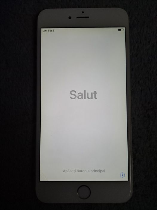 IPhone 6 Plus,16 GB ,Alb,fără zgârieturi. Stare foarte bună.