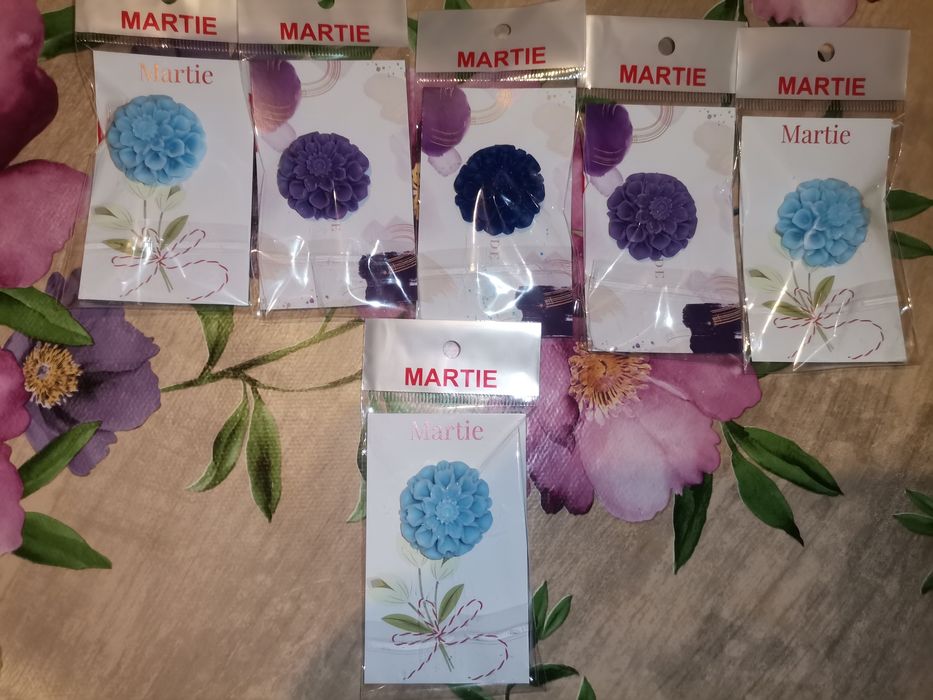 Mărțișoare create din săpun parfumat!