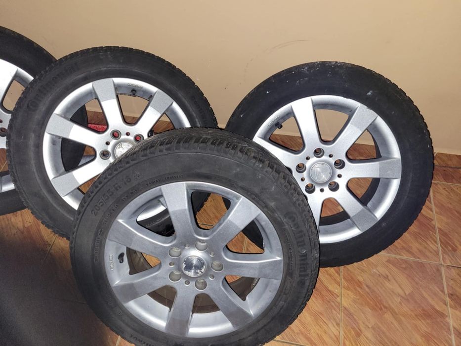 Jante aluminiu cu anvelope continental  pentru  Honda Civic