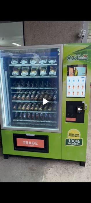 Automat vending bauturi cu lift, refrigerare, POS