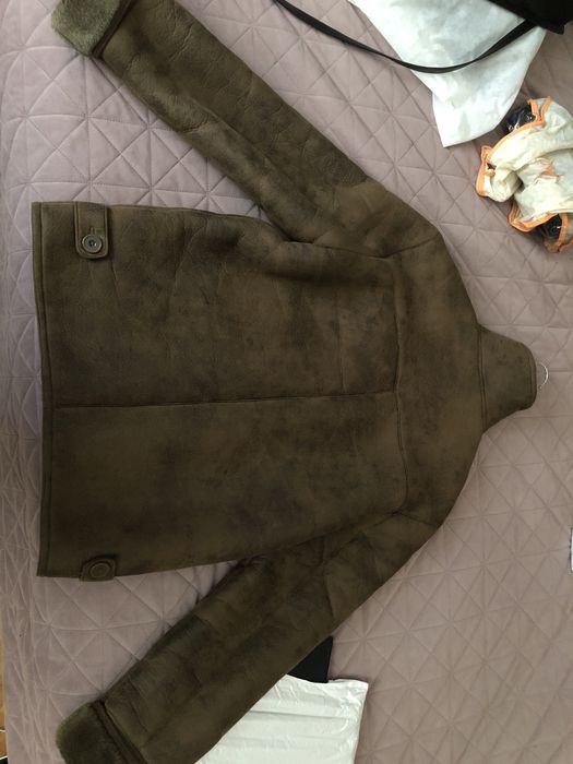 Мъжко зимно яке агнешка кожа