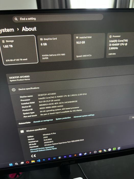 Vand Setup Gaming