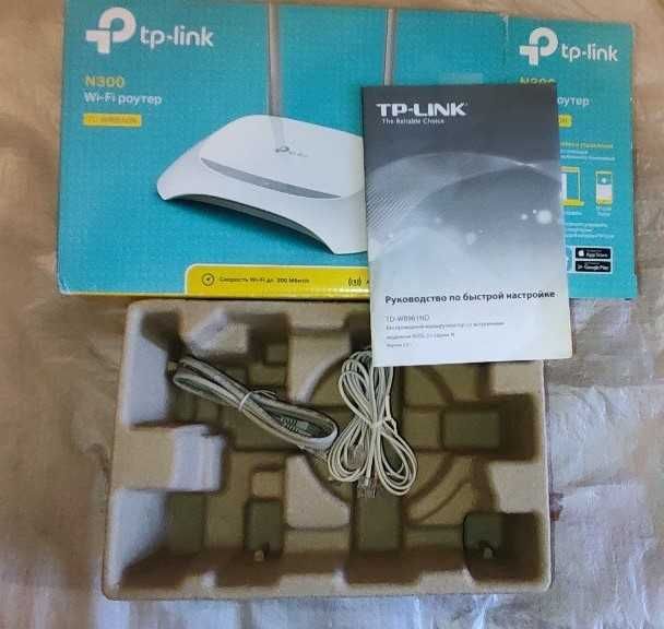 Wi-Fi роутер TP-Link TL-WR840N N300 б/у