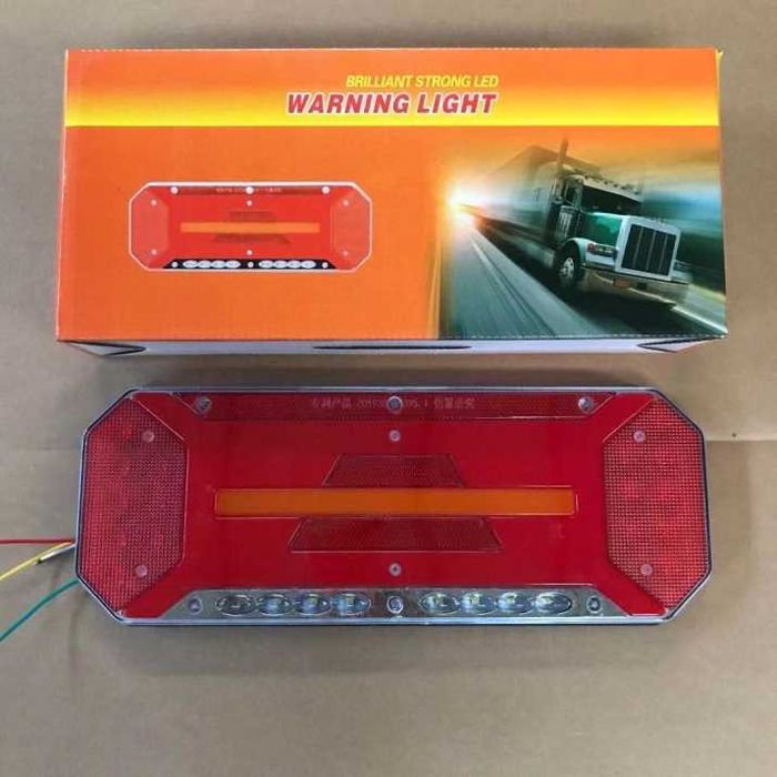 Стоп к-т диоден ЛЕД 5 светлини с динамичен мигач 12/24V - T549