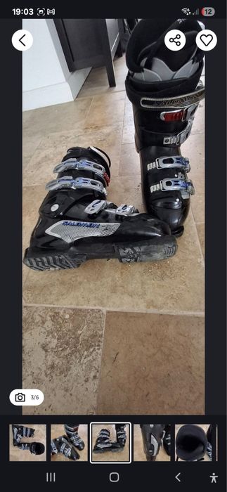 Vand Clapari SALOMON ELIOS XX , Sky/Walksystem, BLACK (