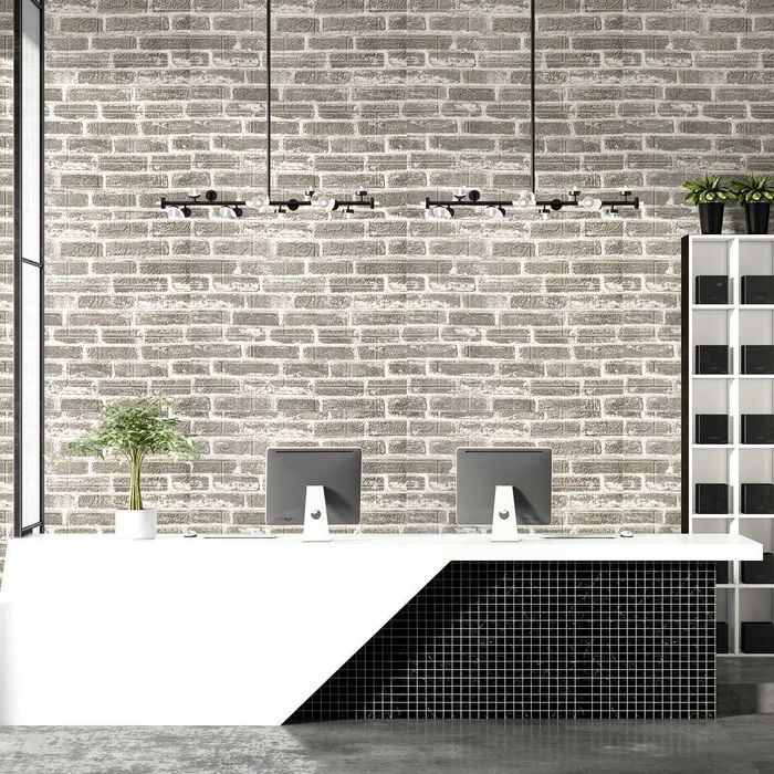 Евтини самозалепващи тапети 3 D пана  3д тапет тухли Релефни тапети