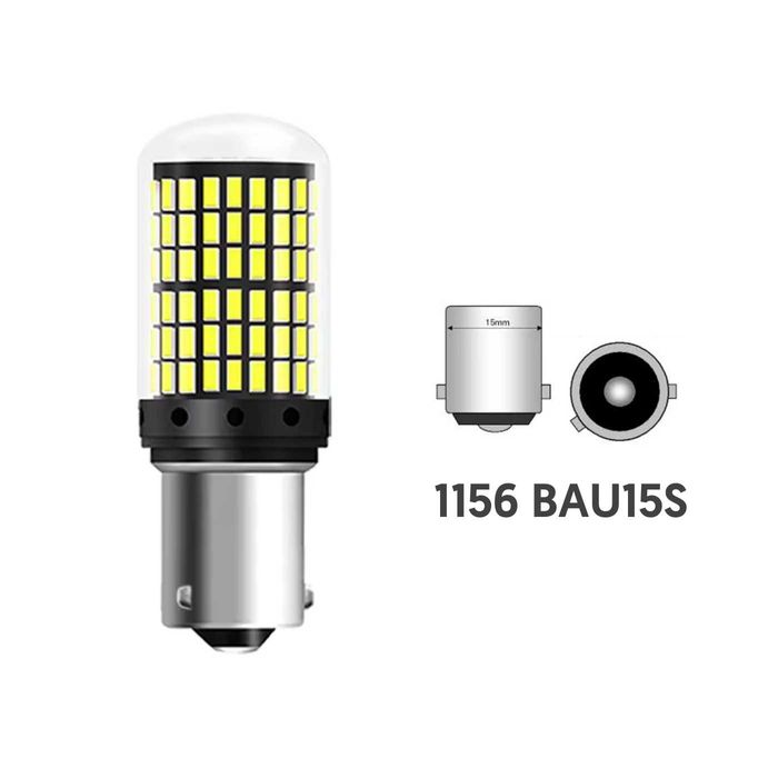 144 LED Диода!! Нови Универсални Крушки за Габарити, Мигачи и Стопове