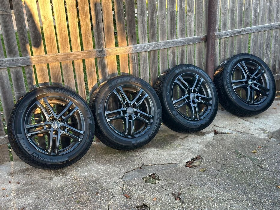 Jante Rial R16 5x112 Anvelope M+S Michelin Dot19