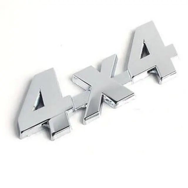 Embleme auto cromate, 4X4, St Ford, Bmw, R line, Amg