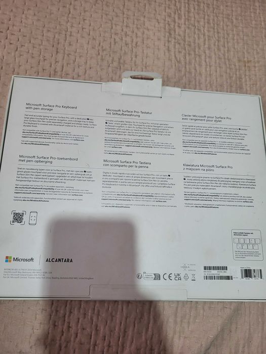 Surface Pro Keyboard с pen storage – Нова (отворена)