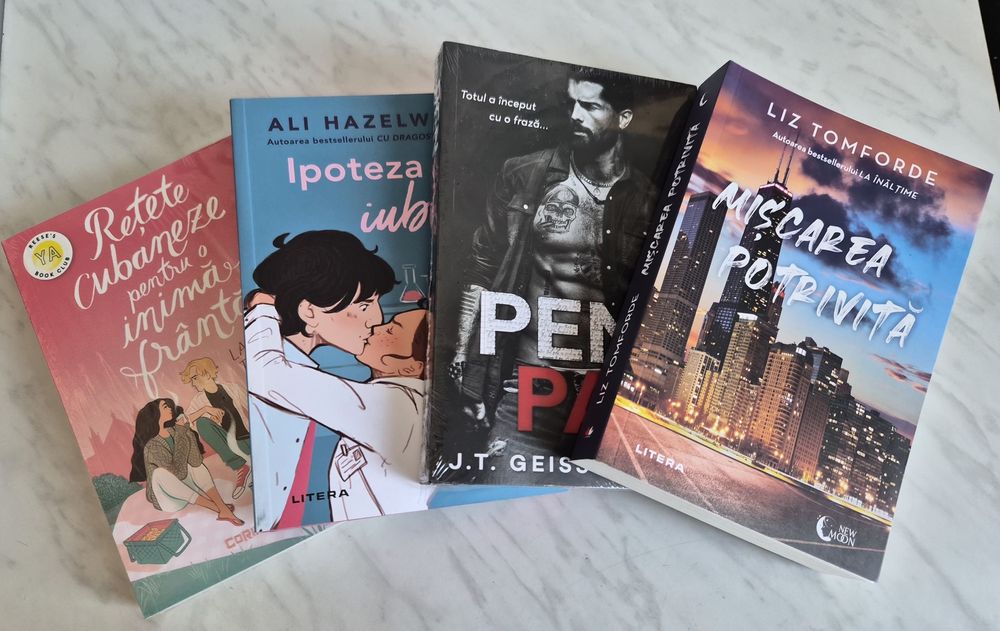 Cărți romance și fantesy