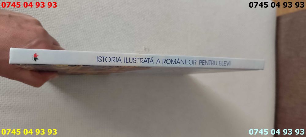 carte carti istoria ilustrata a romanilor pentru elevi cartonata