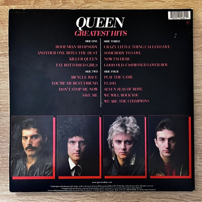 виниловые пластинки queen - greatest hits