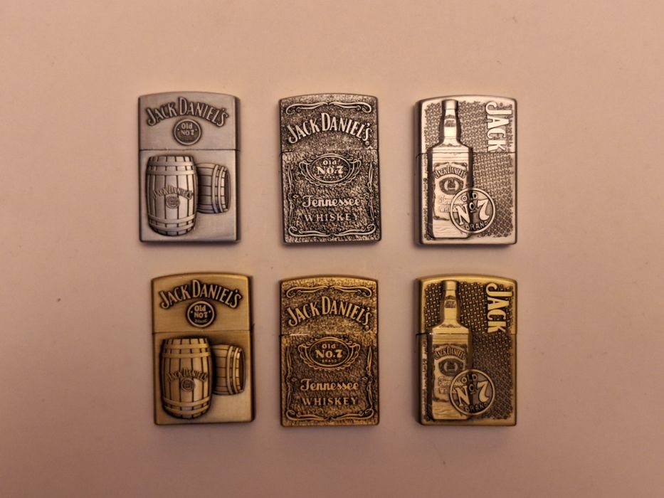 Газови метални запалки Jack Daniel's  ( 3 броя-20лв.)