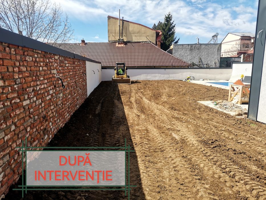 De închiriat/prestări servicii cu miniincarcator tip bobcat