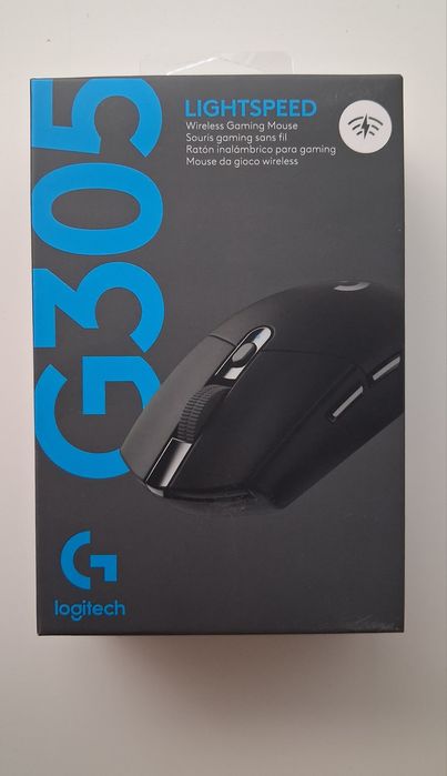 Мишка Logitech G305 Lightspeed оптична   безжична, USB, черна, гейминг, 6 програмируеми бутона
