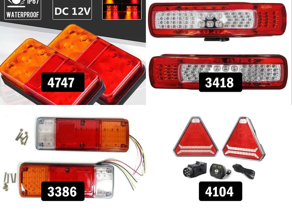 Лед Стопове за ремарке, камион, платформа, трактор, бус, кравана и др.
