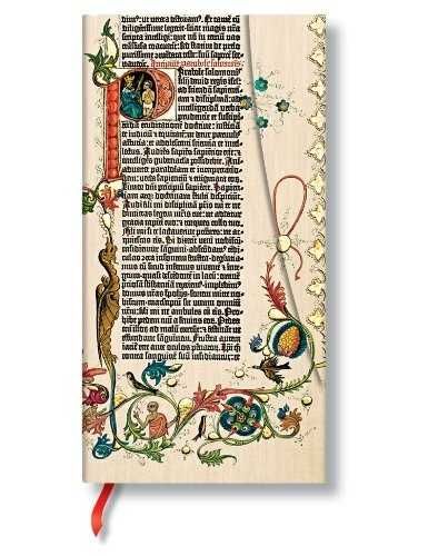 Бележник Paperblanks Genesis, Gutenberg Bible, Hardcover, Slim, Lined