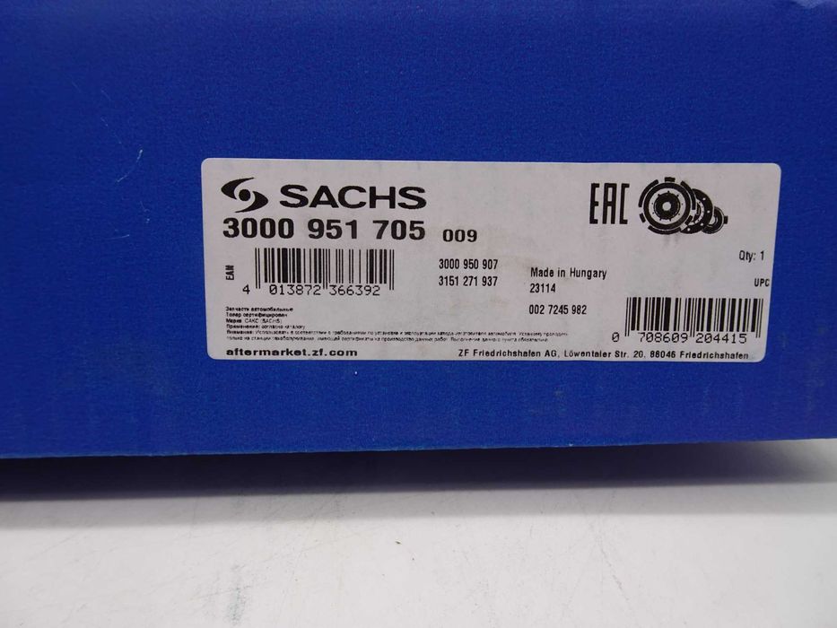 Kit ambreiaj, SACHS 3000 951 705