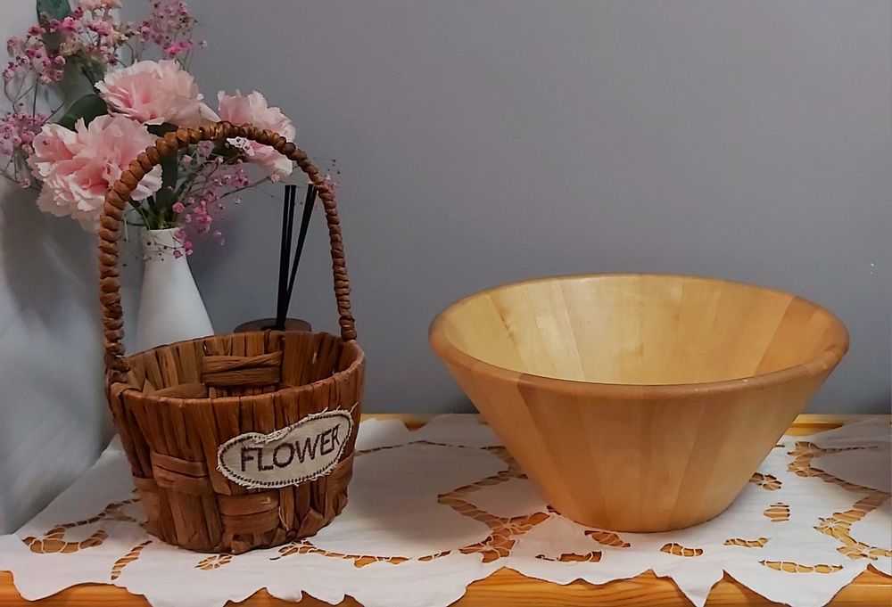 Плетёная Корзинка,Новая бамбуковая чаша для фруктов IKEA