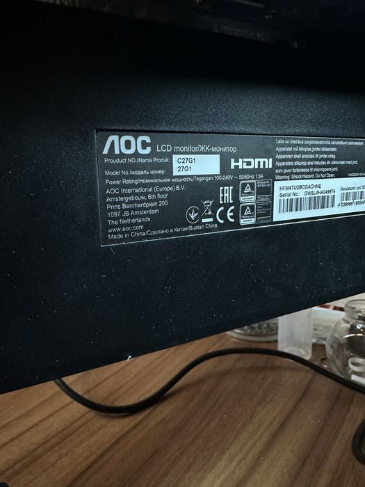 Monitor AOC C27G1 27’ inch impecabil