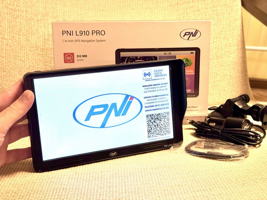 GPS camion tir truck auto PNI L910 PRO ecran 9” 512MB RAM 16GB Full EU