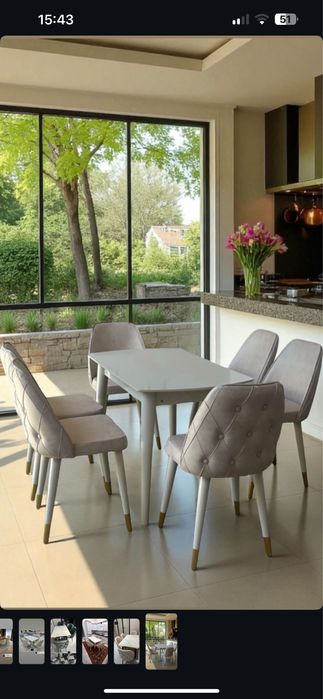 Кухни стол стул под туретиский 6/1