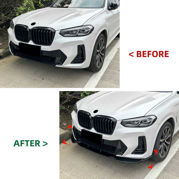 Spoiler prelungire bara BMW X3 X4 G01 G02 LCI AVE-S-0005