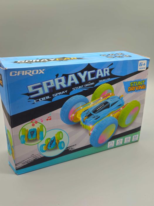 RC каскадьорска кола spray ефект, 2.4GHz, 360° въртене, двойно лице!